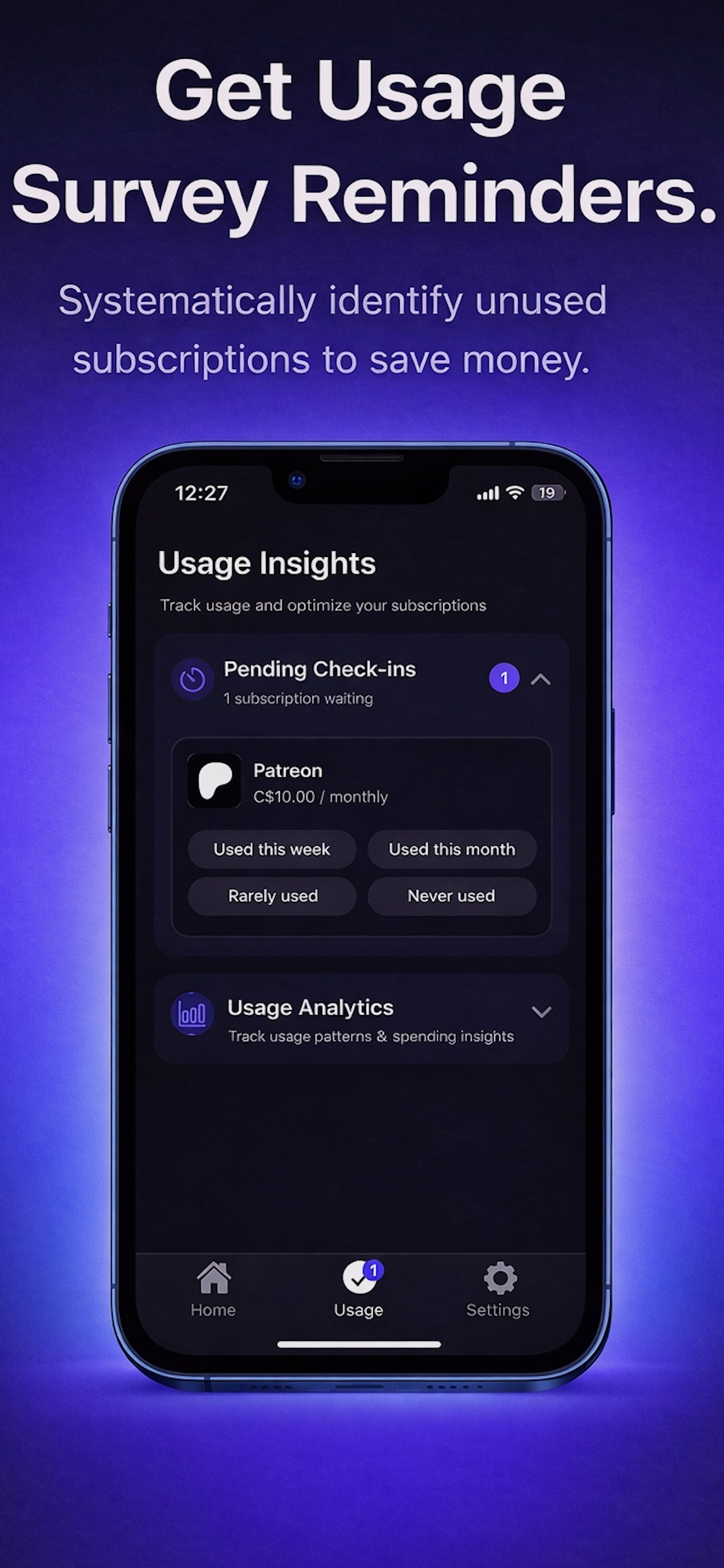 SubWatch: Subscriptions & Bill screenshot 7