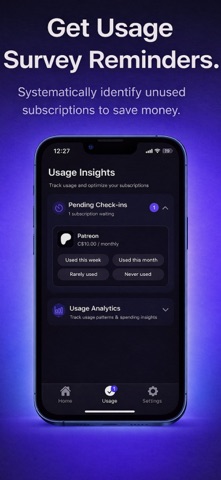 SubWatch: Subscriptions & Bill Screenshot 6 of 9