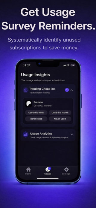 SubWatch: Subscriptions & Bill Screenshot 6 of 9
