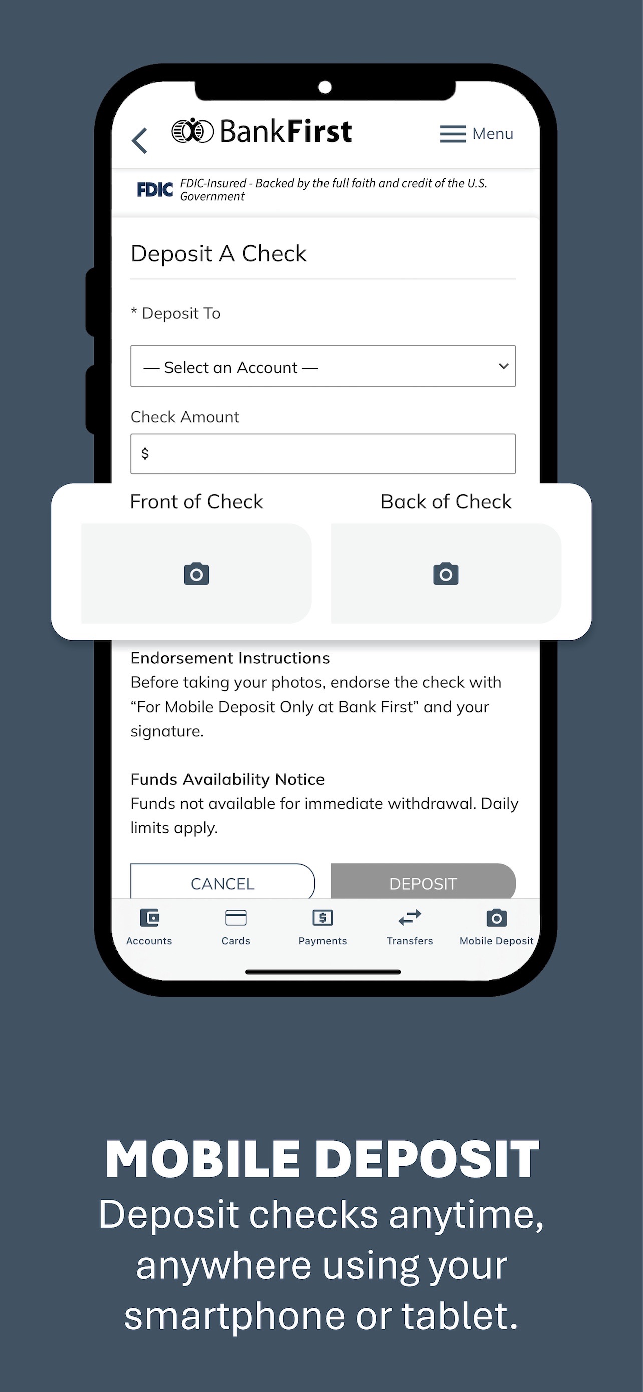 Bank First goBank screenshot 2