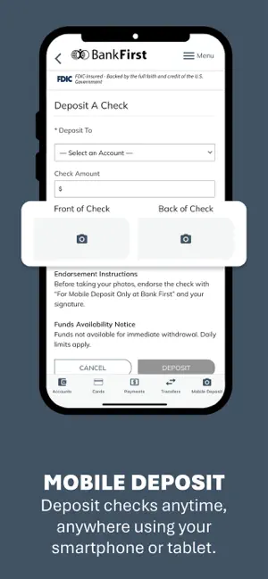 Bank First goBank screenshot 2