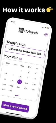 Cobweb: Hardcore Digital Detox screenshot