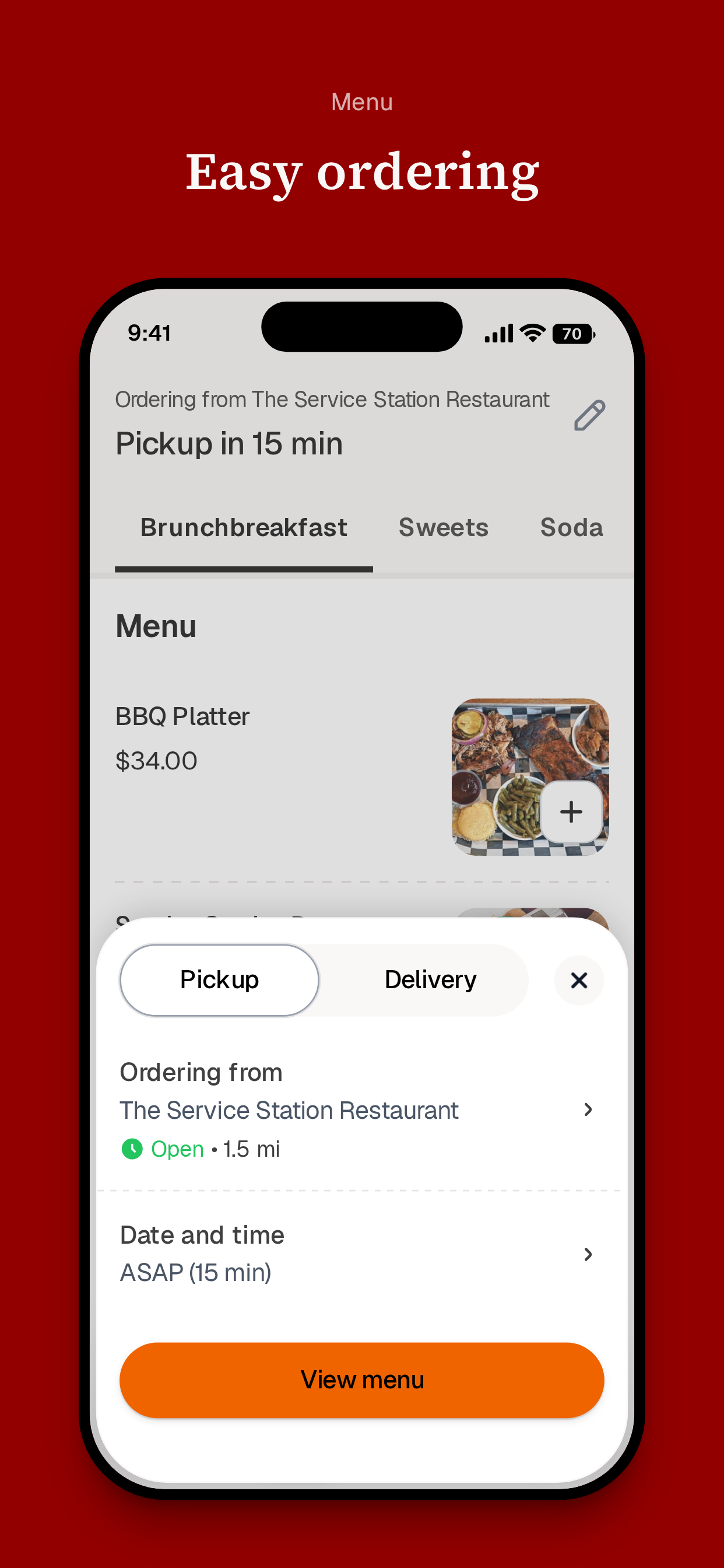 The Service Station Restaurant screenshot 3