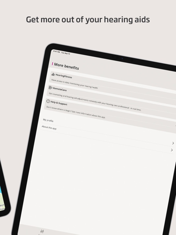 Oticon Companion iPad screenshot 6 - Medical app