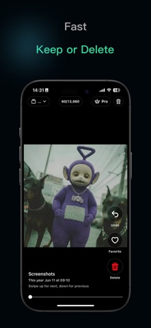 PhotoBye - Swipe. Keep. Bye. Screenshot 2 of 3