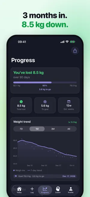 Lean - Weight Loss Tracker screenshot 2