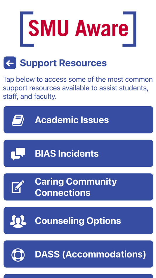 #8. SMU AWARE (iOS) 由: Southern Methodist University