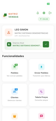Matriz Vendas iA iPhone screenshot