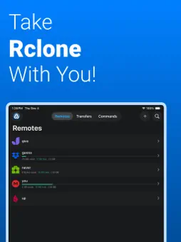 Rclone UI screenshot 8