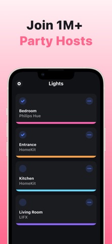 Hue Party for Philips Hue iPhone screenshot