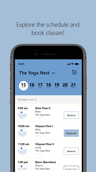 Yoga Nest iPhone screenshot 3 - Health & Fitness app
