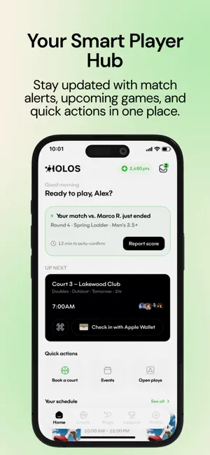 Holos - Pickleball & Tennis screenshot 2