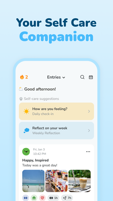 Prosper: Self-Care Companion Screenshot