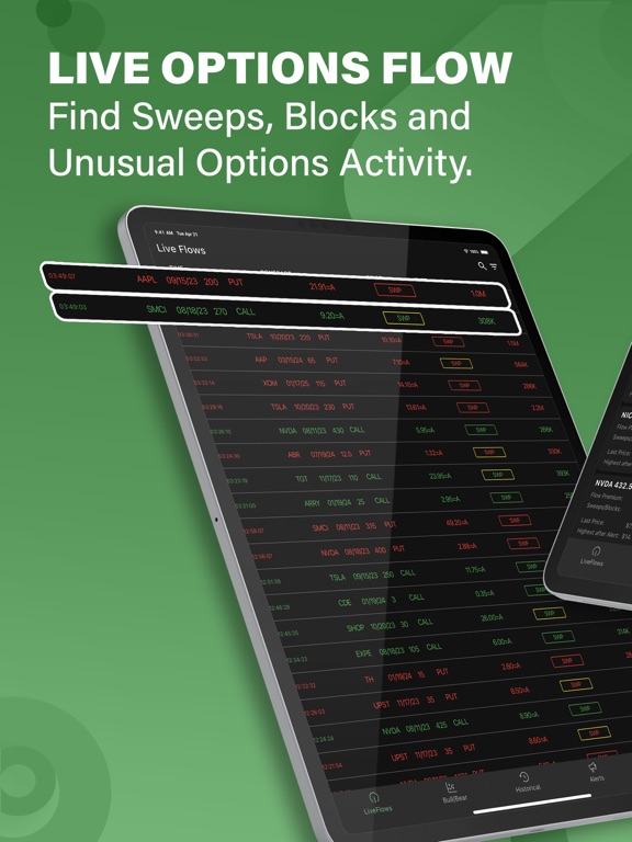 Screenshot #4 pour Flow Greeks : Unusual Options