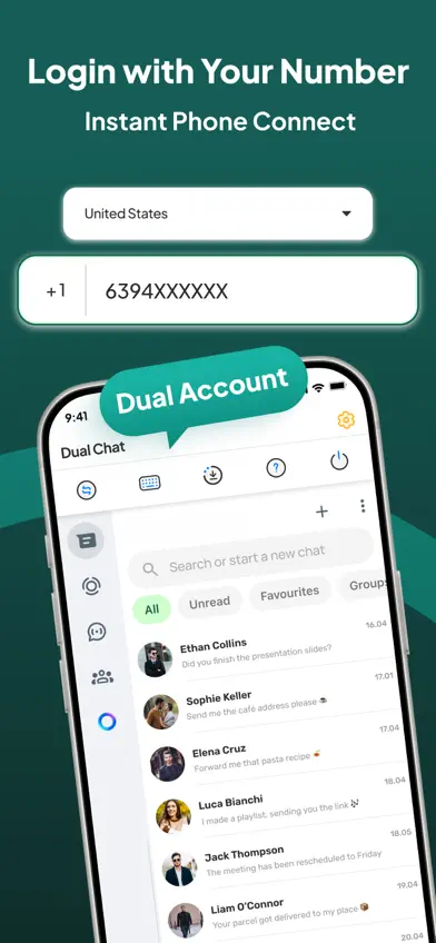Web Messenger - Dual Chat screenshot 3