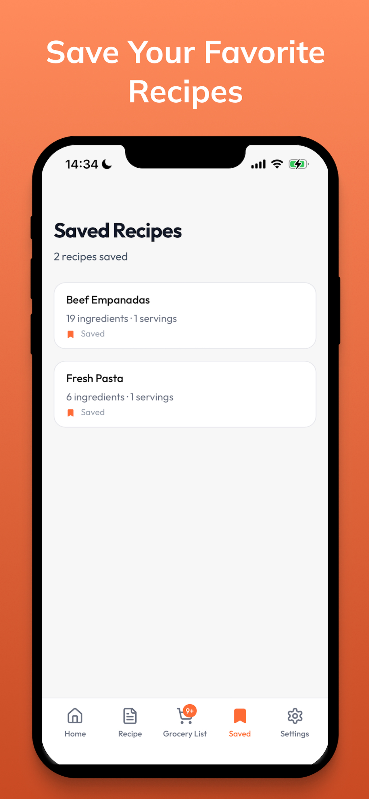 CookPrep AI: Grocery List