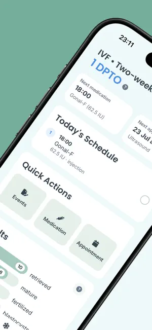 Fertily: IVF Tracker screenshot 2