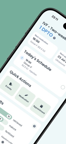 Fertily: IVF Tracker screenshot