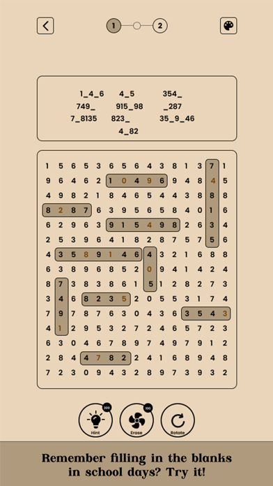 Number Search - Hardest Game Screenshot