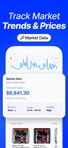 CardSense: Sports Card Scanner iPhone screenshot