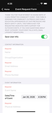 South Walton Fire District iPhone screenshot