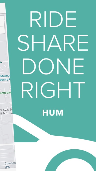 HUM Rideshare Screenshot
