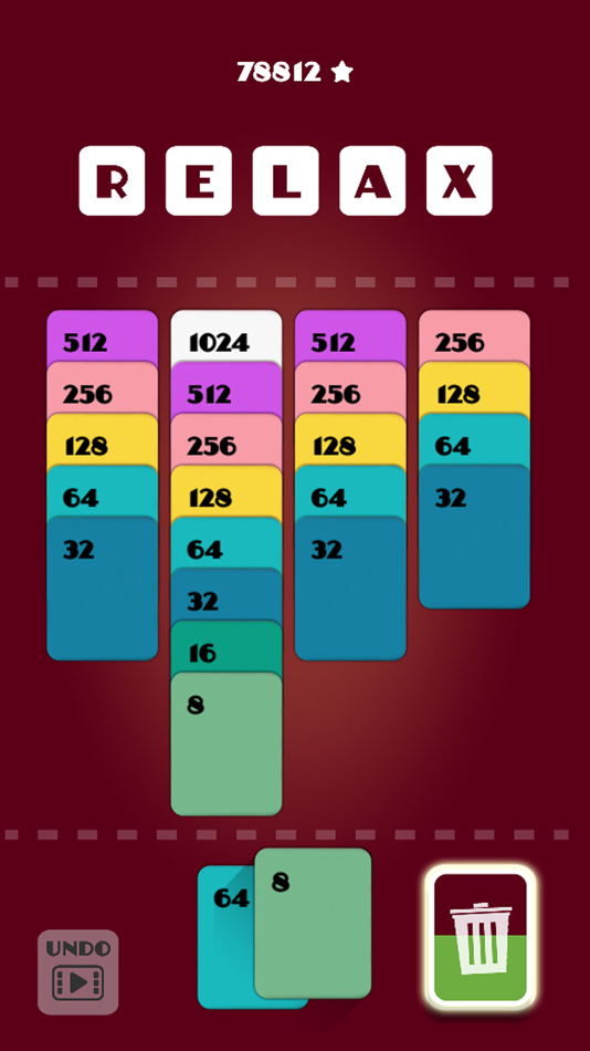 #3. Merge Solitaire - 2048 Puzzle (iOS) 由: Fjahgogames