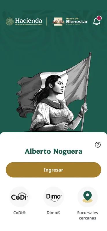 Banco del Bienestar Movil screenshot 1 of 5