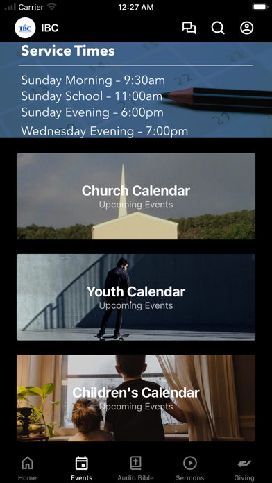 Independent Baptist Church App Screenshot