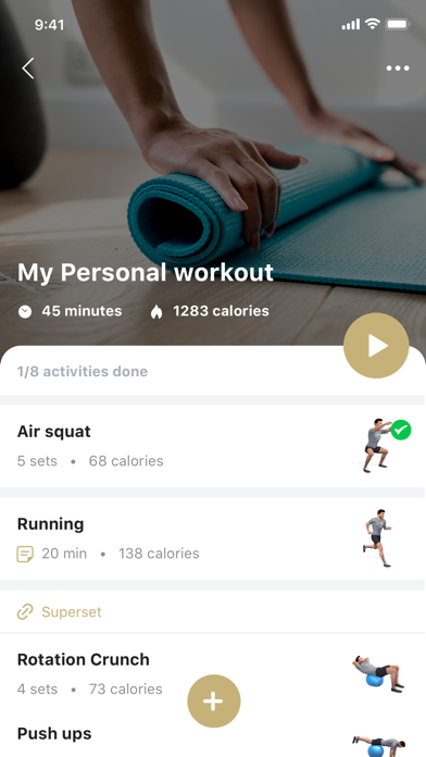 JONG Personal Training Screenshot