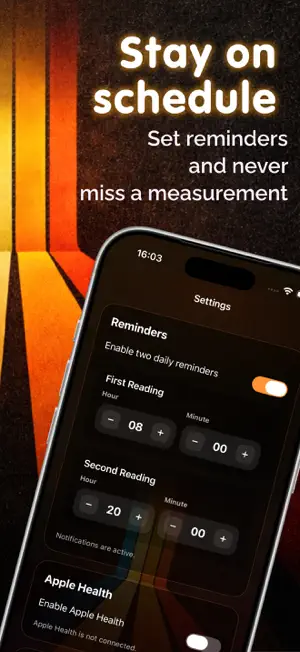 Blood Pressure BP Tracker screenshot 2