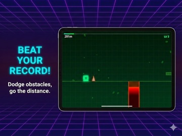 Neon Pulse: Jump & Dash Game iPad screenshot