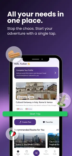 Shuttle: AI Travel Planner screenshot 1