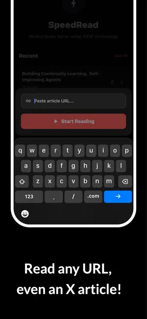 Speed Read RSVP screenshot 3