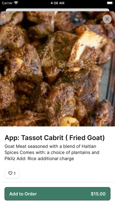 Cy's Restaurant & Lounge iPhone screenshot 3 - Food & Drink app