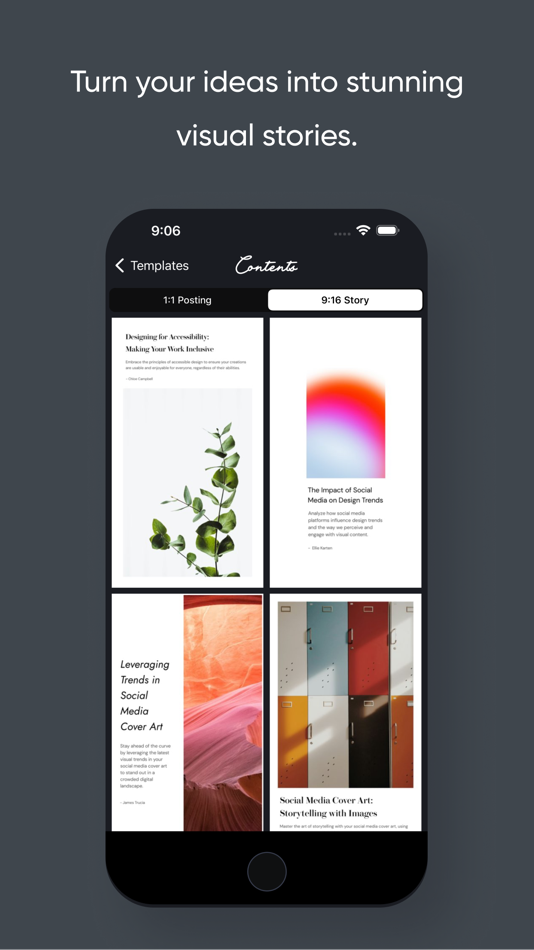 #3. Recty: Social Post Design (iOS) 由: The Visualization
