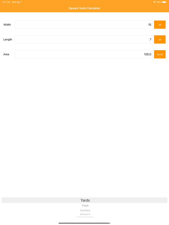 Screenshot #5 pour Square Yards Calculator