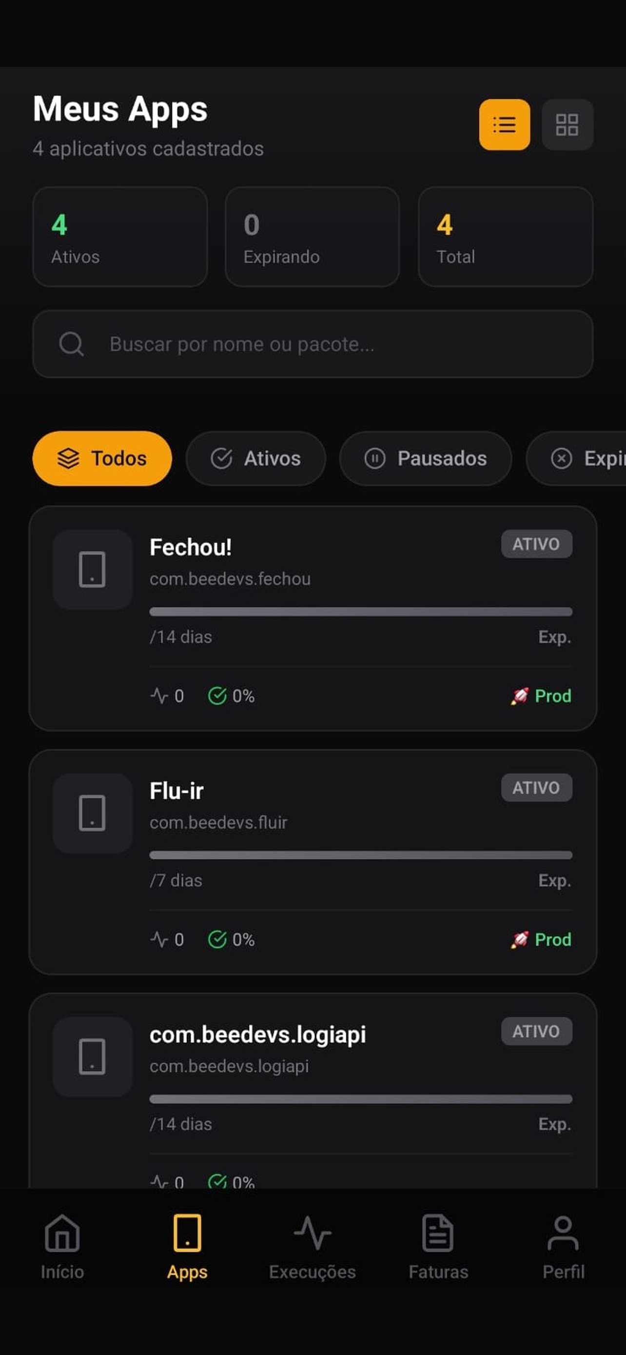 TesteApps QA Pro