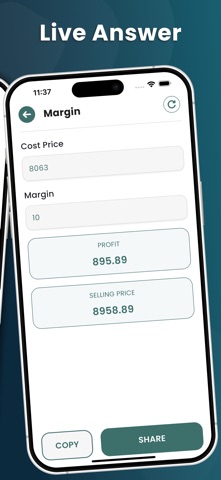 Quick Percentage Calculator. screenshot