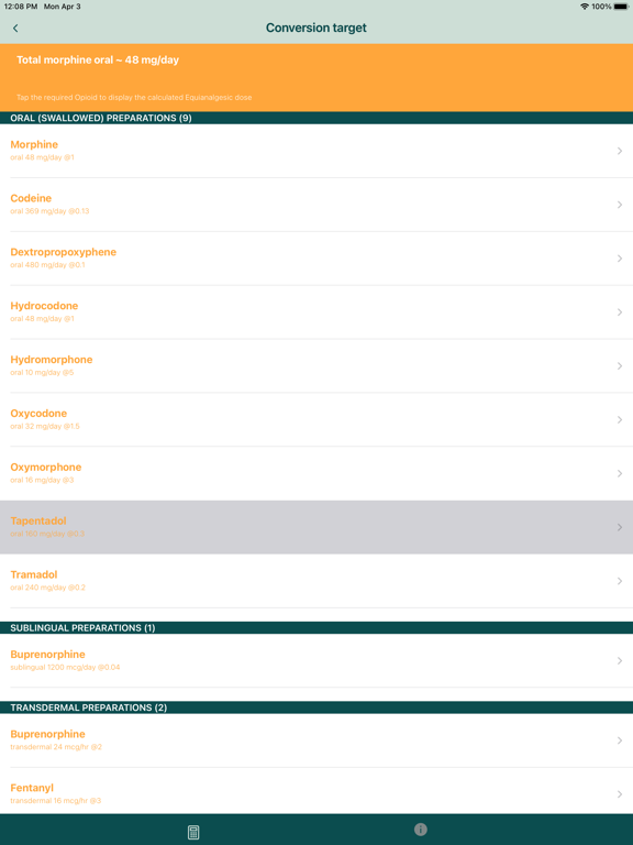 Screenshot #6 pour Opioid Calculator