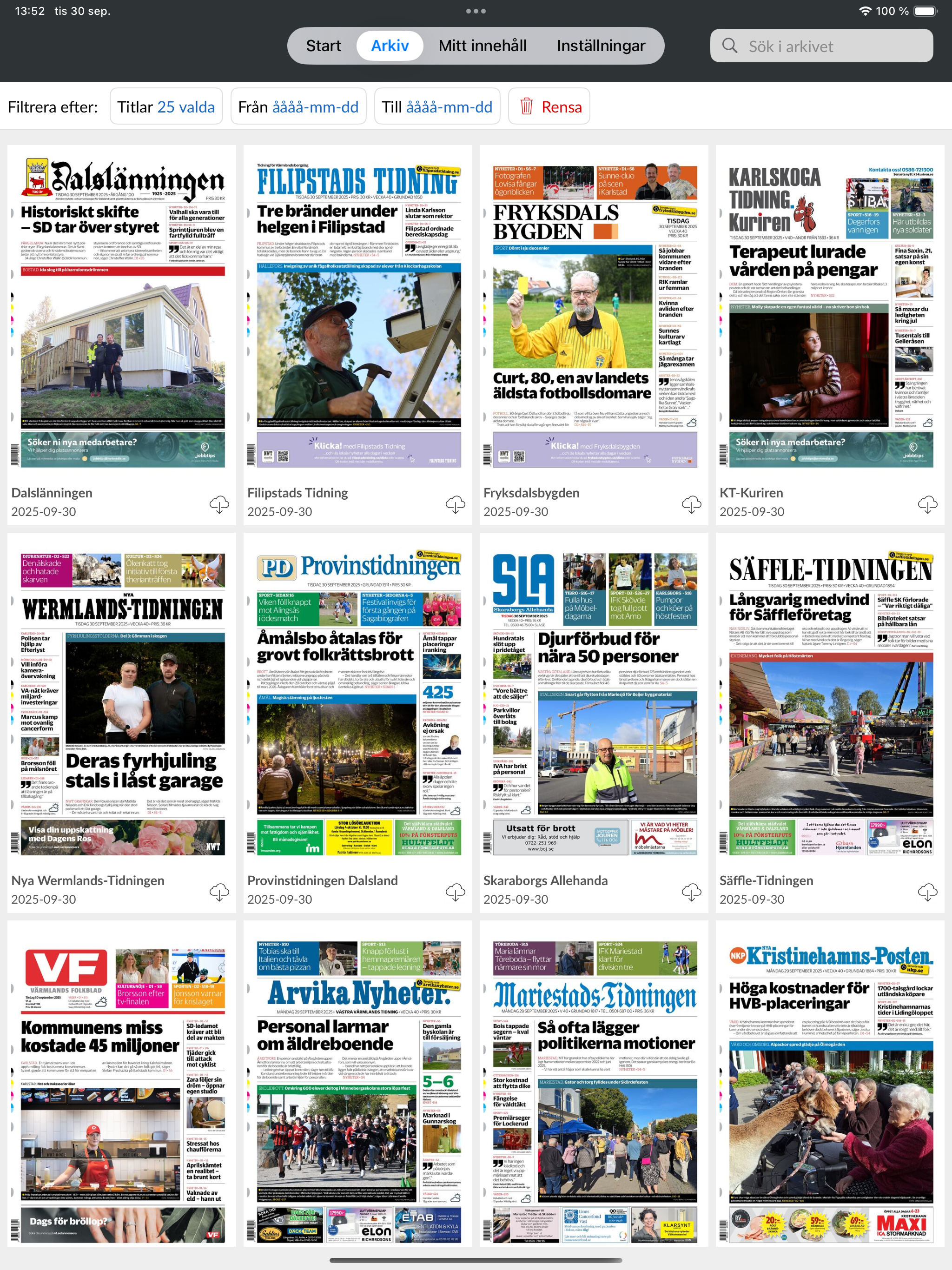 Erna Media E-tidningar