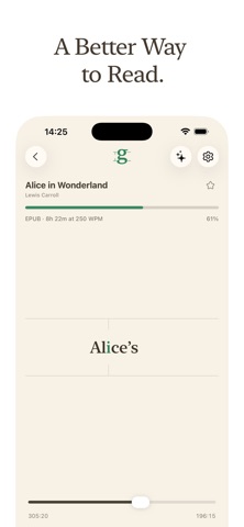 Glyphi: Speed Reader Screenshot 1 of 10