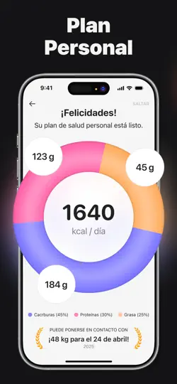 Captura de pantalla de Calz－Contador De Calorías AI en iPhone 7