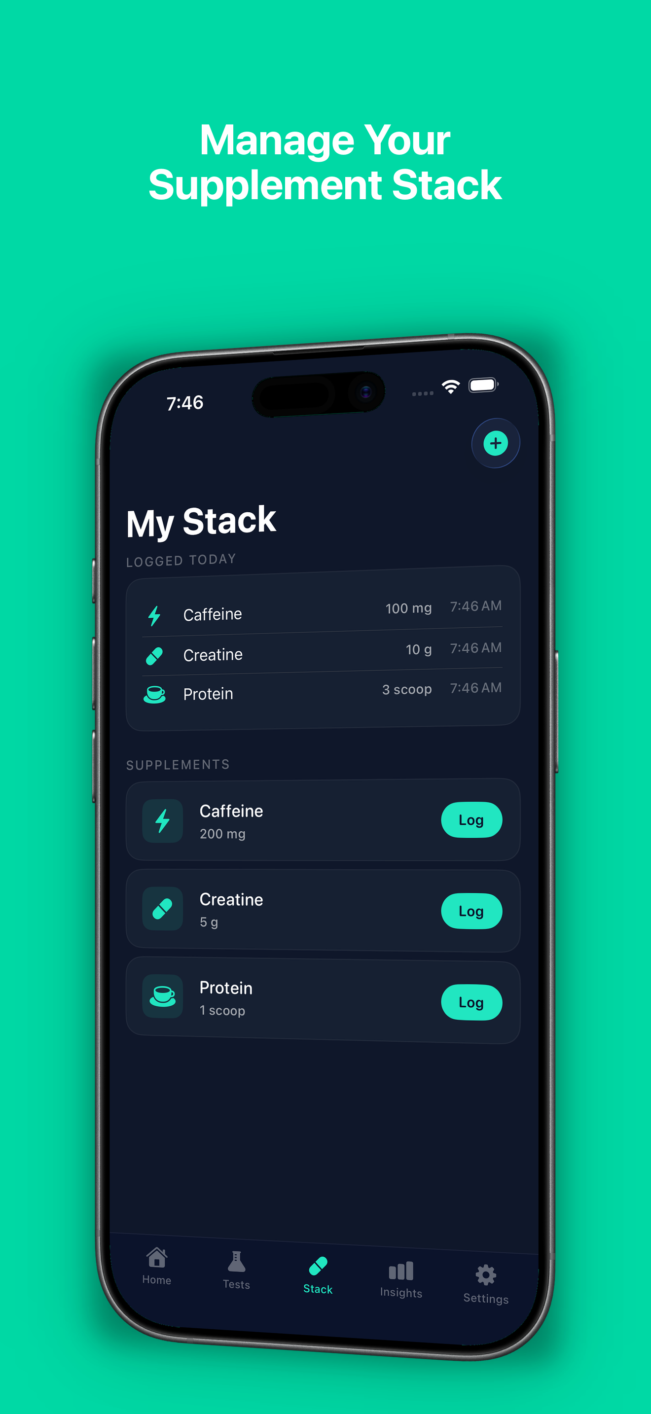 StackLab - Supplement Tracker