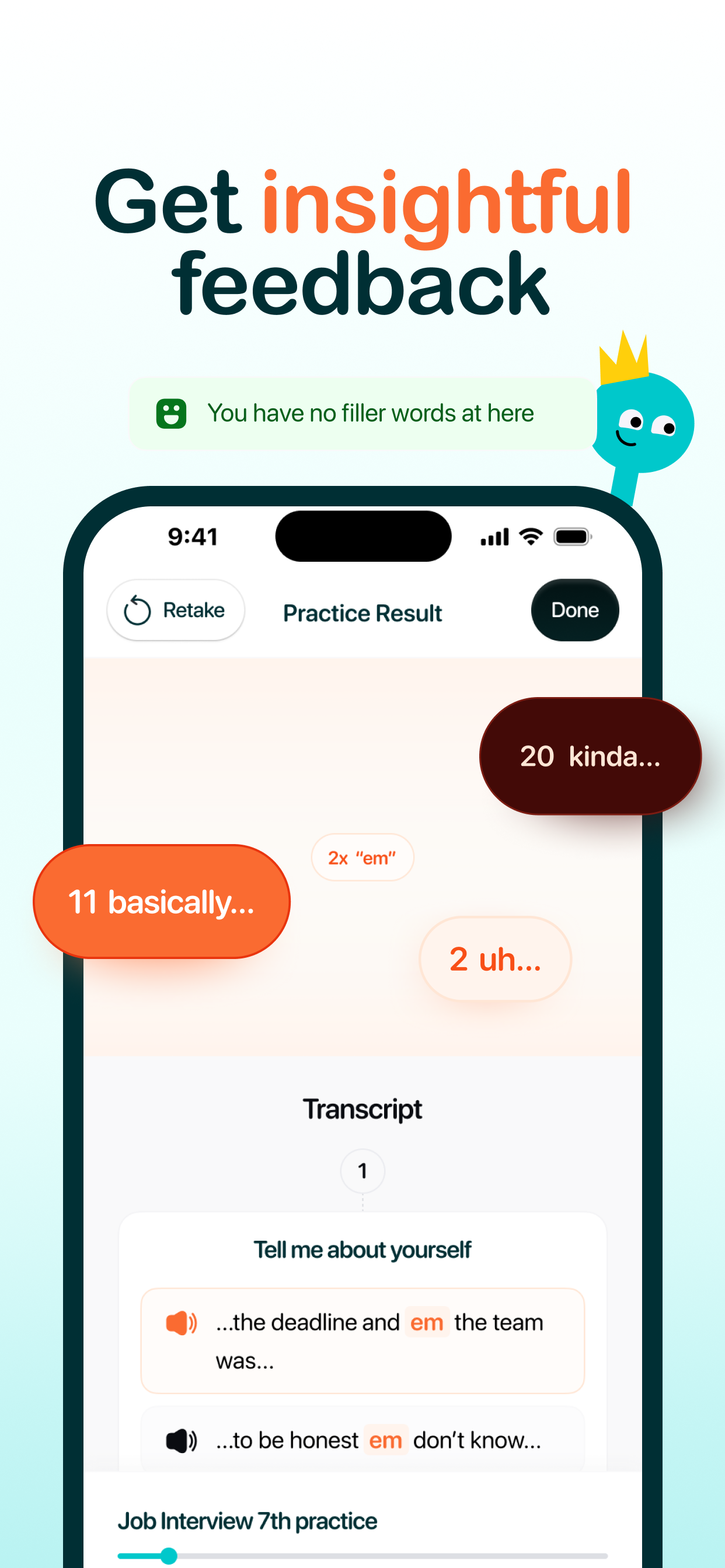 UmSo - Reduce Filler Words