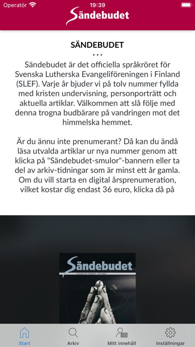 Sändebudet Screenshot 1 - AppWisp.com Sändebudet Screenshot 1 - AppWisp.com