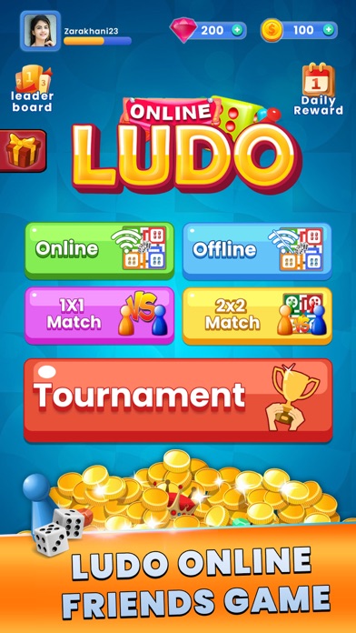 Ludo Online Multiplayer Game Screenshot