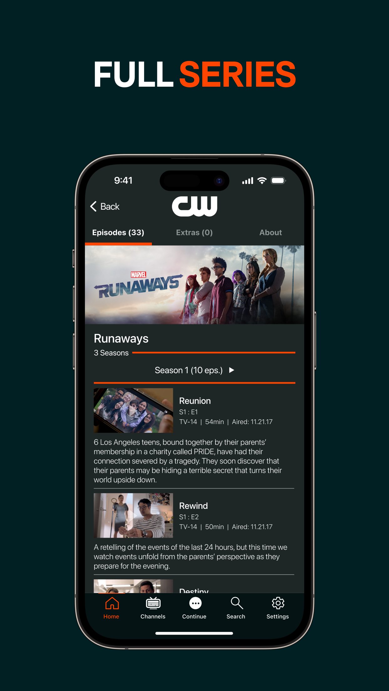 The CW screenshot 5