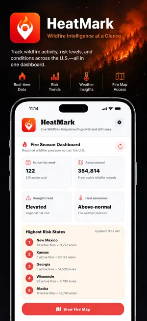 HeatMark: Fire Tracker screenshot 2