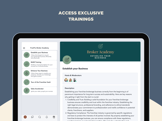 FranLink iPad screenshot 3 - Business app